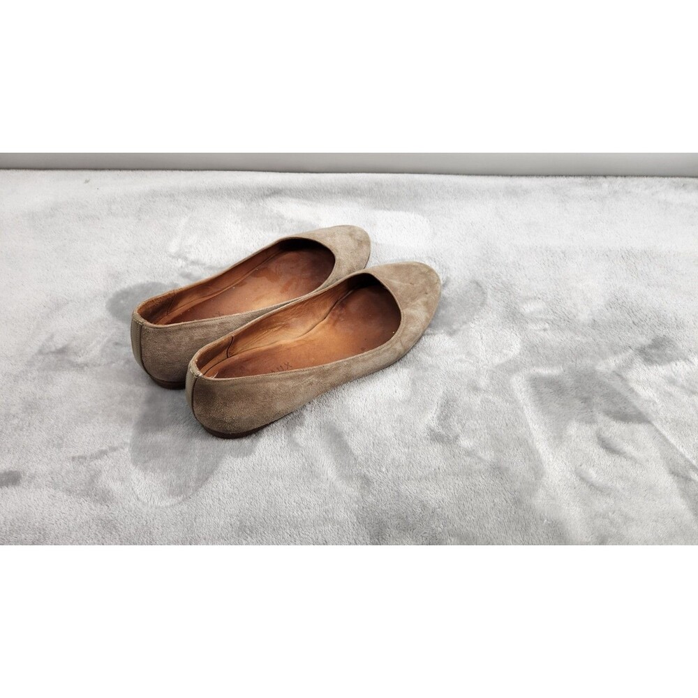 Margaux Womens Size 35 EU 5 US Tan Gray Suede Elegant Flint Ballet Flats - Picture 9 of 10